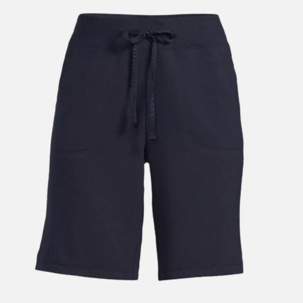 NWT Athletic Works Women's Bermuda Shorts Navy XXXL 3XL
